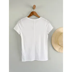 Madewell | NWT | Essential Slim Tee in Lightweight Cotton White | Sz XS thumbnail 8