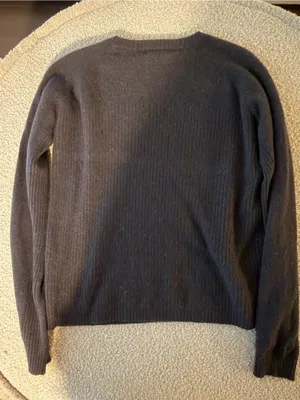 Patagonia Black/ Grey Ribbed Crewneck Sweater thumbnail 4