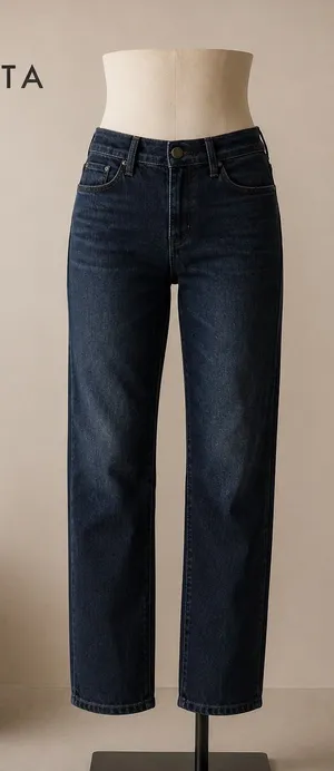 Athleta SculptTek Dark Wash Straight Leg Jeans Size 6 thumbnail 1