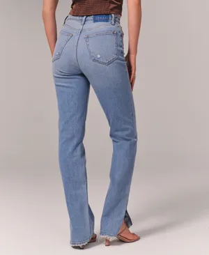 Abercrombie The 90s Straight Ultra High-Rise thumbnail 2