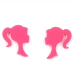 Pink Barbie Earrings thumbnail 3