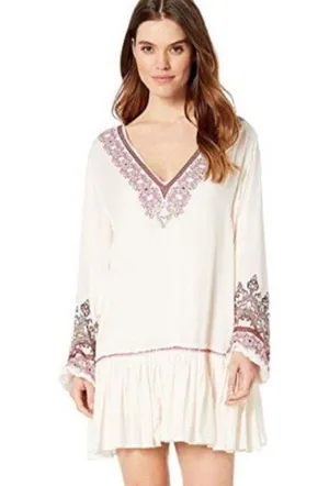Free People Wild One Embroidered Peasant Dress thumbnail 11