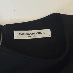 Revolve Amanda Uprichard Merris Top Black Puff Sleeve Large Minimalist Neutral thumbnail 7