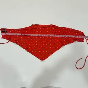 Rue21 Red Bandana Print Corset Top | Size Large | Western Y2K Festival Tube Top thumbnail 4