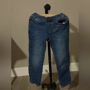 Old Navy Classic Blue Straight Leg Jeans thumbnail 3