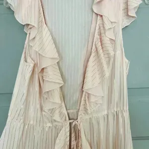 Victoria's Secret raffle kimono soft pink and rose gold color NNT BEAUTIFUL IN PERSON thumbnail 10