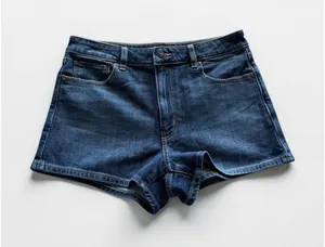 American Eagle Outfitters Womens Dark Wash Stretch Denim Shorts Size 6 thumbnail 1