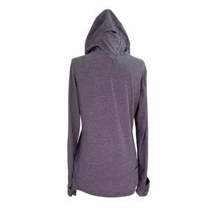Nike Purple Dri-fit Running Athletic Top Hoodie Thumb Hole Insert Size M | 42-11 thumbnail 3
