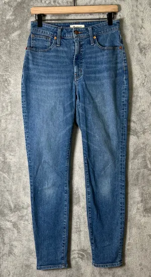 Madewell Curvy High-Rise Skinny Jeans Size‎ 26 Cotton Minimalist Classic thumbnail 1