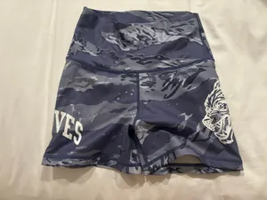Darc Sport Purple Camo Gym Shorts thumbnail 1