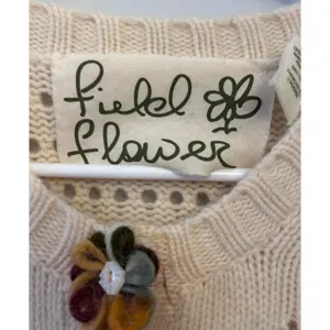 Field Flower Short Sleeve Snap Close Sweater/ Cardigan; Size Xs thumbnail 3