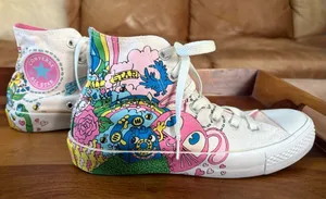 CONVERSE ALL STAR Einhorn Schwarz Limited Edition High Top Sneakers thumbnail 1