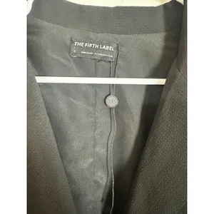 The‎ Fifth Label Face To Face Romper Black Blazer Style Long Sleeve Tie Waist S thumbnail 5