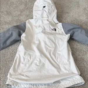 The North Face White and Gray Outdoor Jacket thumbnail 5