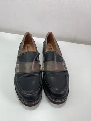 Pikolinos Shoes Aldaya Leather Penny Loafers Women 10.5 (41) Black Colorway thumbnail 2