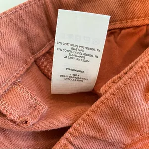 Aritzia Wilfred Free Modern Cargo Pant Rust Red Brown Button Fly High Rise thumbnail 11