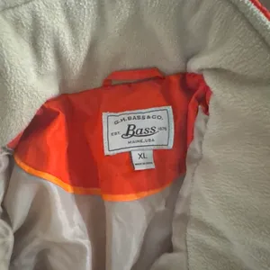 Orange quilted puffer jacket  thumbnail 2