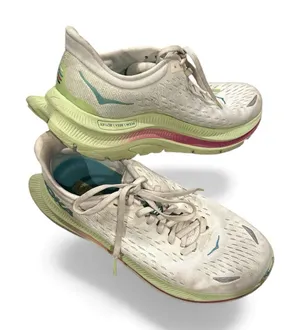 HOKA KAWANA Running Sneakers White Green Pink 7 thumbnail 1