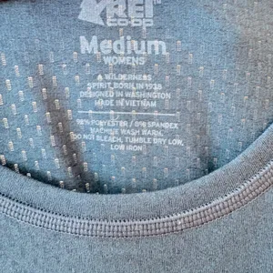 REI Co-op Long Sleeve Top Womens Medium Blue Grey Performance‎ Base Layer 154847 thumbnail 4