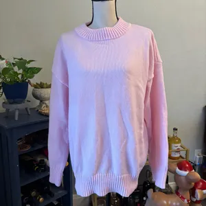 SheIn Pink Oversized Sweater thumbnail 2