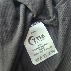 Zyia Active Black Racerback Tank Top Ribbed Scoop Neck ZA3341 Womens Medium‎ thumbnail 5