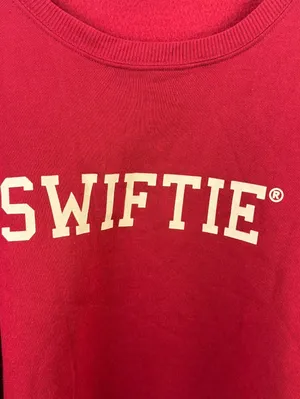 Taylor Swift Red (Taylor's Version) "Swiftie" Crewneck Sweatshirt - Size - Large thumbnail 3
