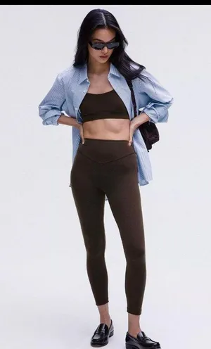 Lululemon Wunder Under SmoothCover High-Rise Tight 25" Size 6 Espresso NWT thumbnail 4
