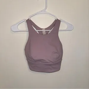 Lululemon Wunder Train Longline Bra *Medium Support, C/D Cup Pink Peony 4 thumbnail 3