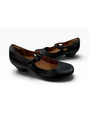 -Cobb Hill Laurel Mary Jane Womens Heels 9 Black Leather Comfort Soft Shoe thumbnail 6