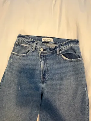 90s Straight Criss-Cross Abercrombie Jeans thumbnail 3