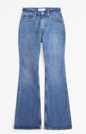Abercrombie Curve Love High Rise Vintage Flare Jeans thumbnail 3