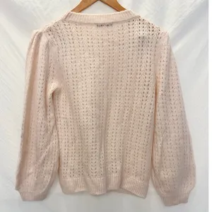 RAGDOLL LA Mohair Blend A Fuzzy Light‎ Pink Pullover Sweater XS thumbnail 6