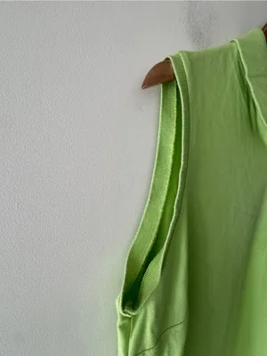 L.L. Bean Green Sleeveless Polo‎ Dress thumbnail 3