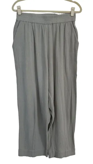 Apiece Apart Organic Cotton Gauze Sage Green Harem Pants Size Medium thumbnail 1