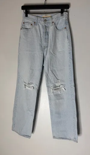 Levi’s Premium‎ Ribcage Straight Ankle Jeans Size 25 thumbnail 1