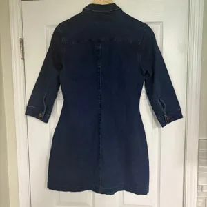 MINKPINK Denim Button Front Dress Size‎ Medium thumbnail 2
