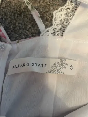 Altar’d State Pink Floral Dress thumbnail 3