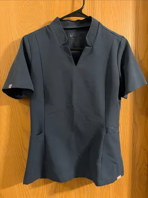 Figs Women’s Dark Harbor Inala Slim Scrub Top XS‎ thumbnail 2