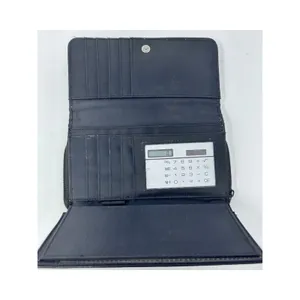 Women's‎ Black Wallet with Silver Buckle Front Lots of Compartments thumbnail 4