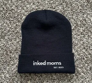 Boutique YP Classics Unisex Black Pull-On Beanie inked moms Merch thumbnail 1