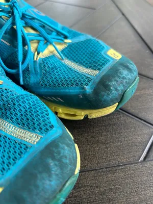 On Running On Cloud Cloudflyer blue yellow maui lemon running trainers size 10 thumbnail 8