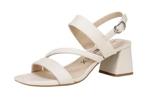 NWT Lifestride Slingback Strappy Dress Sandals Block Heel Bone Off White 8.5M thumbnail 1
