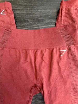 Gymshark Women’s Seamless High-Waist Leggings - Brick Red thumbnail 2