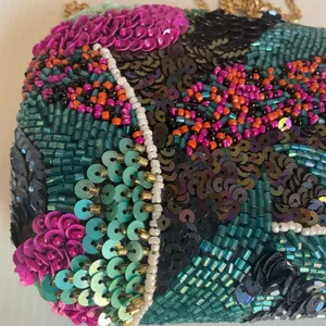 Sequin Clutch Multicolor Hard Case Evening Bag Prom Wedding Purse thumbnail 7