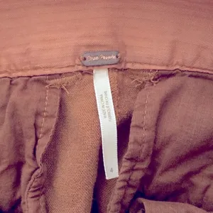 Free People Kirsten trouser rust/autumn leave linen pant thumbnail 10