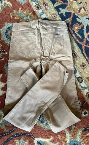 Hollister 00r Super Skinny Tan Jeans thumbnail 4