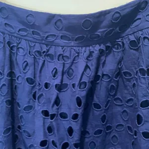 Aqua navy skirt with cutouts thumbnail 2