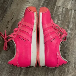 Adidas Samoa Hot Pink Sneakers Shoes size 8 modern art leather thumbnail 4
