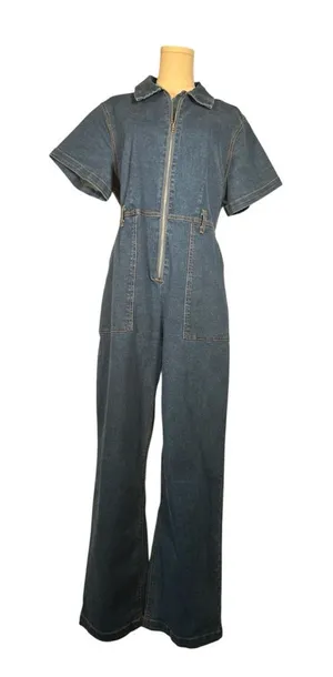 Velvet Heart‎ Blue Denim Jumpsuit thumbnail 1