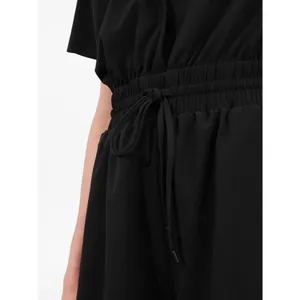 New Athleta M Avenue Romper Black Medium thumbnail 5